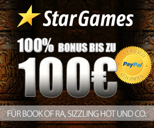 100% StarGames Bonus bis 100€